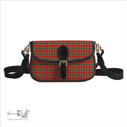 ScotsTee Shop Scottish McLean of Duart Modern Tartan Women's Chain Crossbody Bag Square Bag