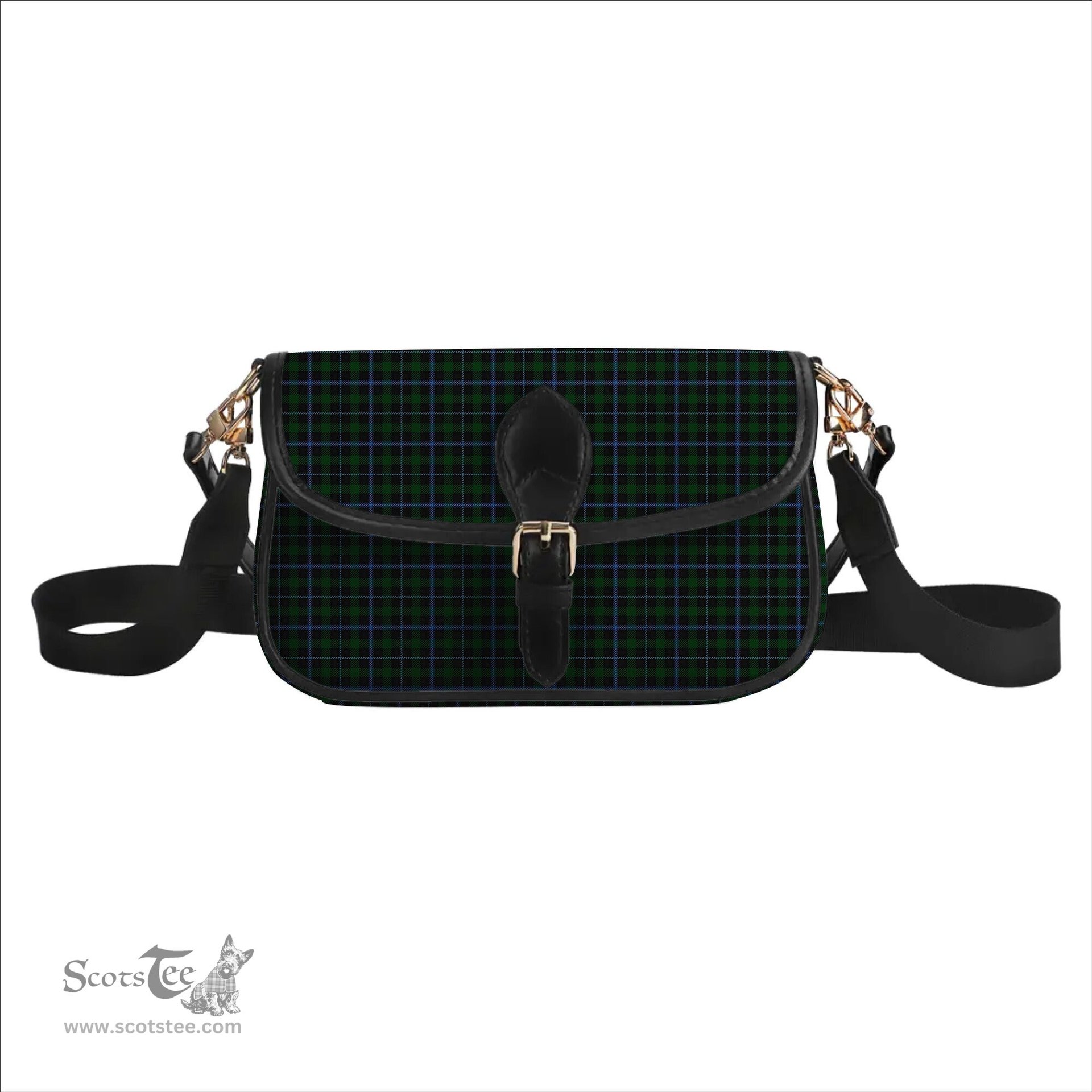 ScotsTee Shop Scottish Murray 1830-40 Tartan Women's Chain Crossbody Bag Square Bag