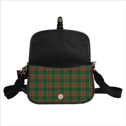 ScotsTee Shop Scottish Muirhead Modern Tartan Women's Chain Crossbody Bag Square Bag