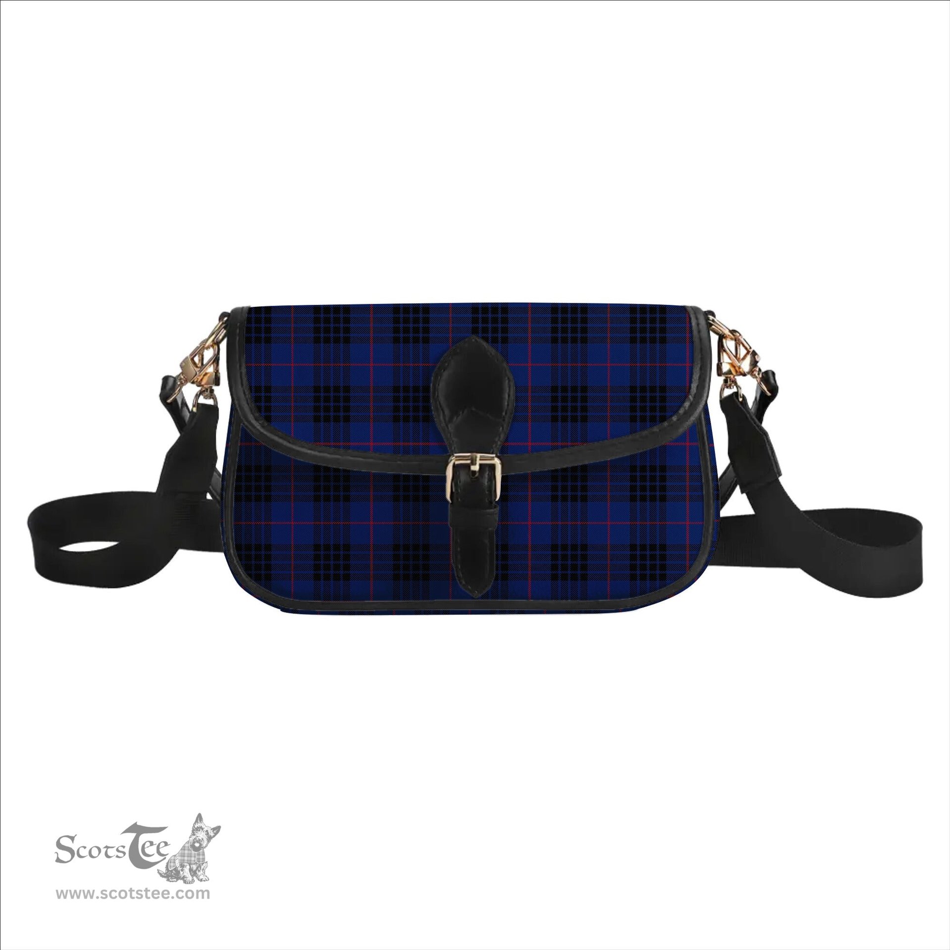 ScotsTee Shop Scottish Morgan Tartan Women's Chain Crossbody Bag Square Bag