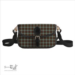 ScotsTee Shop Scottish McLeod of Harris Weathered Tartan Women's Chain Crossbody Bag Square Bag