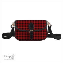 ScotsTee Shop Scottish McIvor Tartan Women's Chain Crossbody Bag Square Bag