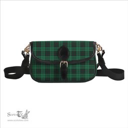 ScotsTee Shop Scottish McLean Hunting Ancient Tartan Women's Chain Crossbody Bag Square Bag