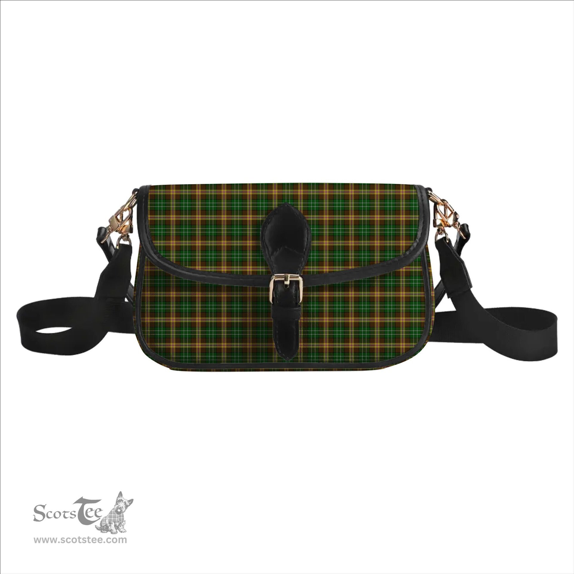 ScotsTee Shop Scottish McShane Tartan Women's Chain Crossbody Bag Square Bag