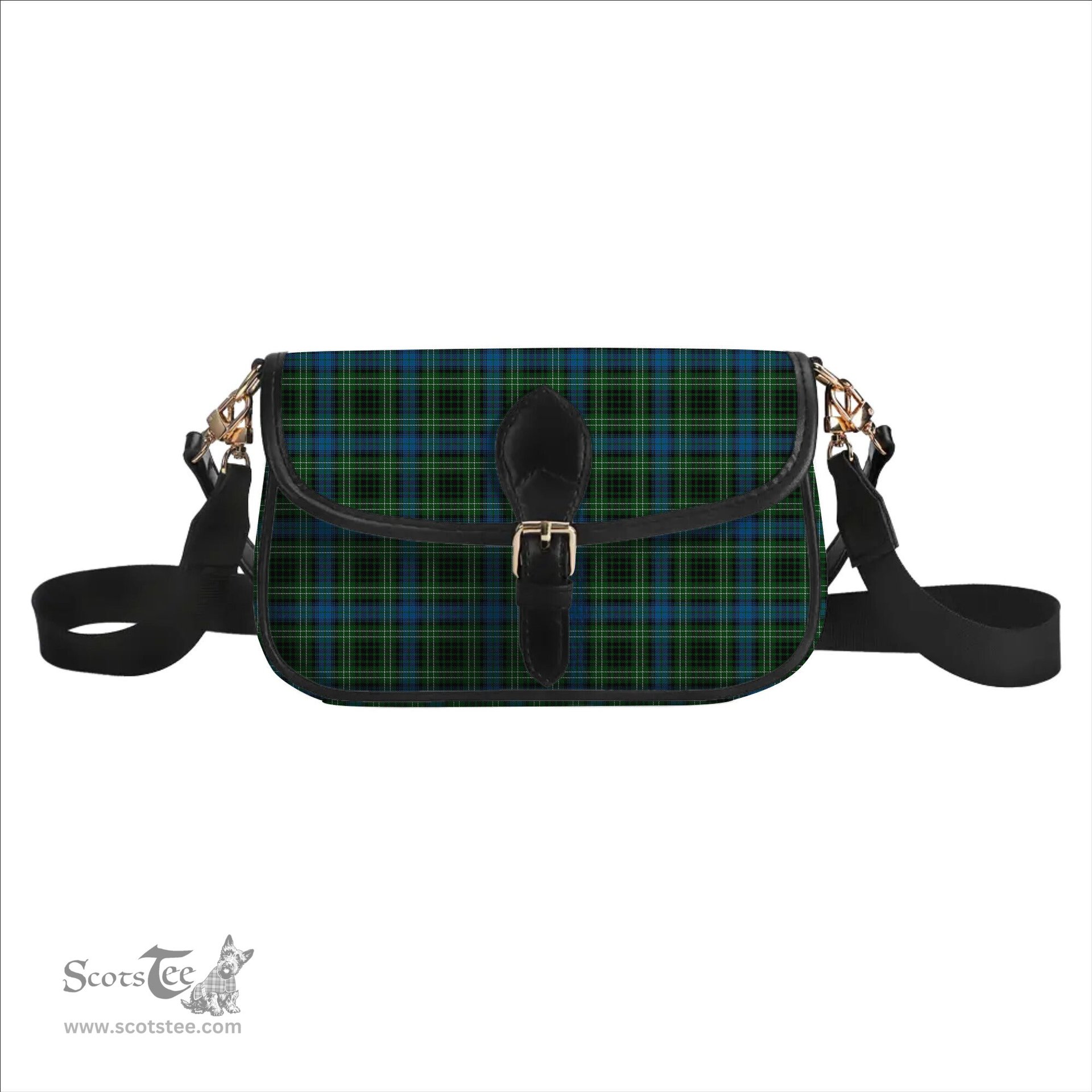 ScotsTee Shop Scottish O'Donohue Tartan Women's Chain Crossbody Bag Square Bag