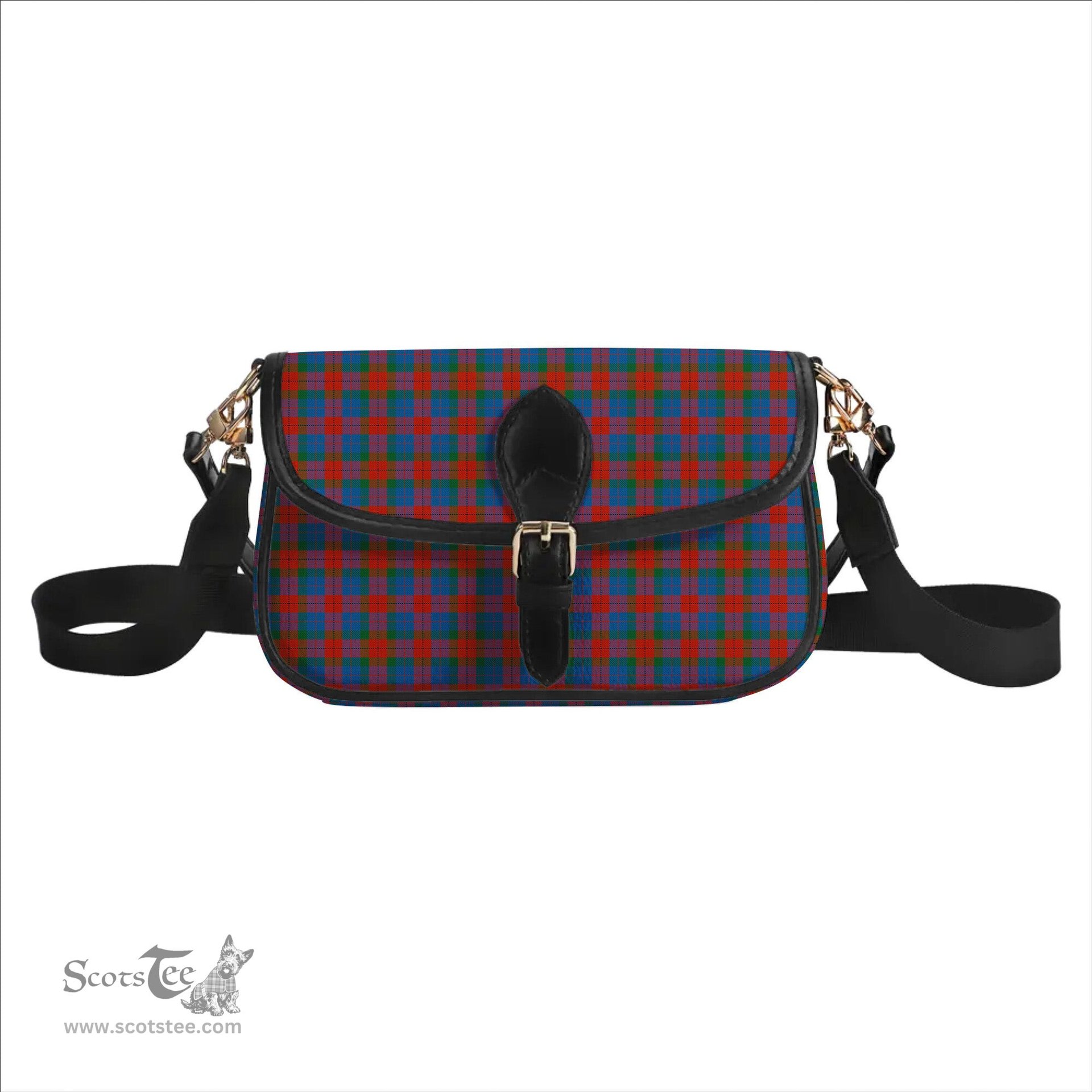 ScotsTee Shop Scottish Skene of Cromar Ancient Tartan Women's Chain Crossbody Bag Square Bag