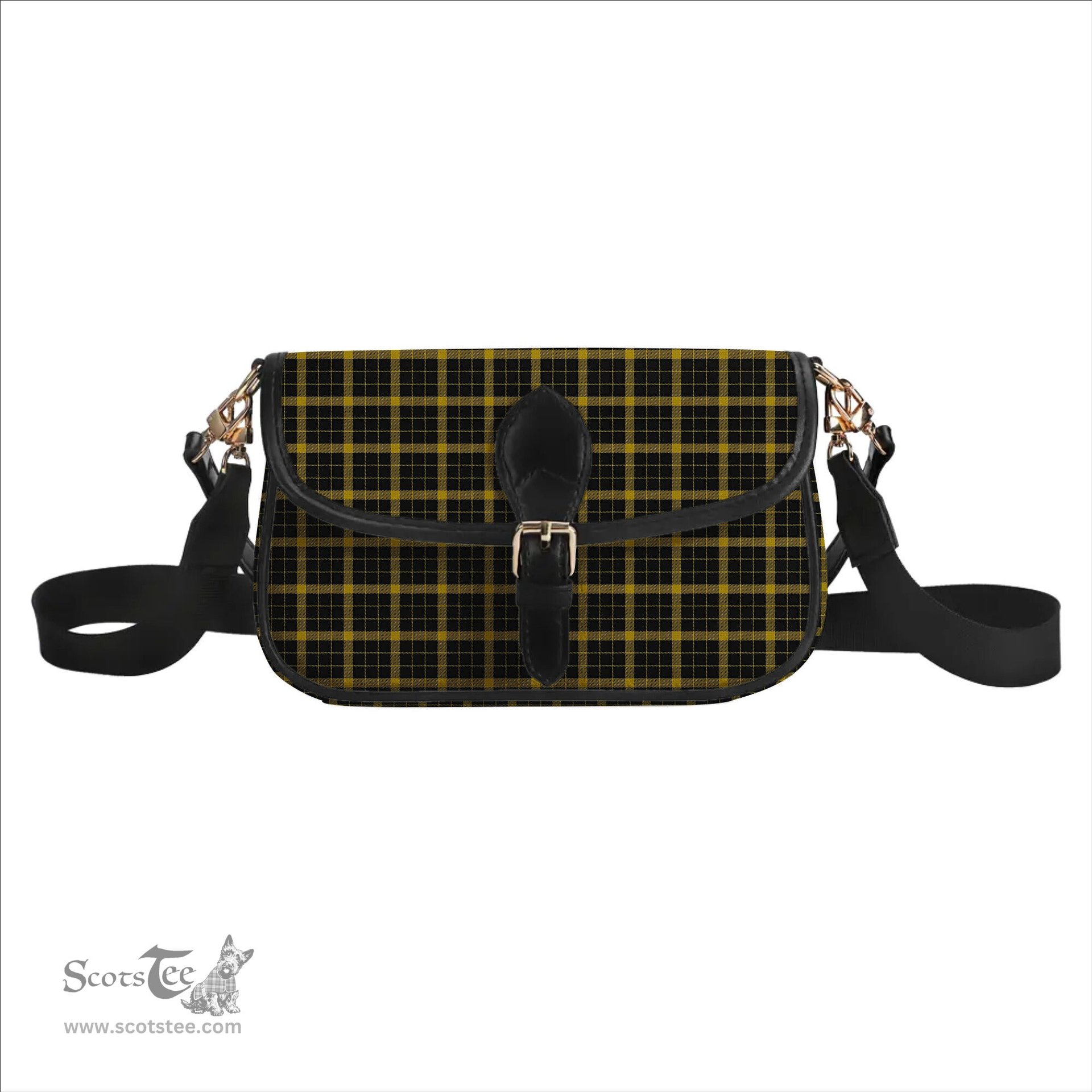 ScotsTee Shop Scottish Raeburn Tartan Women's Chain Crossbody Bag Square Bag