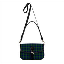 ScotsTee Shop Scottish Oliphant Modern Tartan Women's Chain Crossbody Bag Square Bag