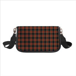 ScotsTee Shop Scottish Stewart High Stewards (Stewart Black) Tartan Women's Chain Crossbody Bag Square Bag