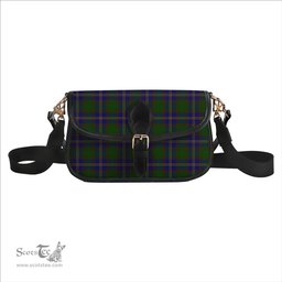 ScotsTee Shop Scottish Strang of Balkaskie Tartan Women's Chain Crossbody Bag Square Bag