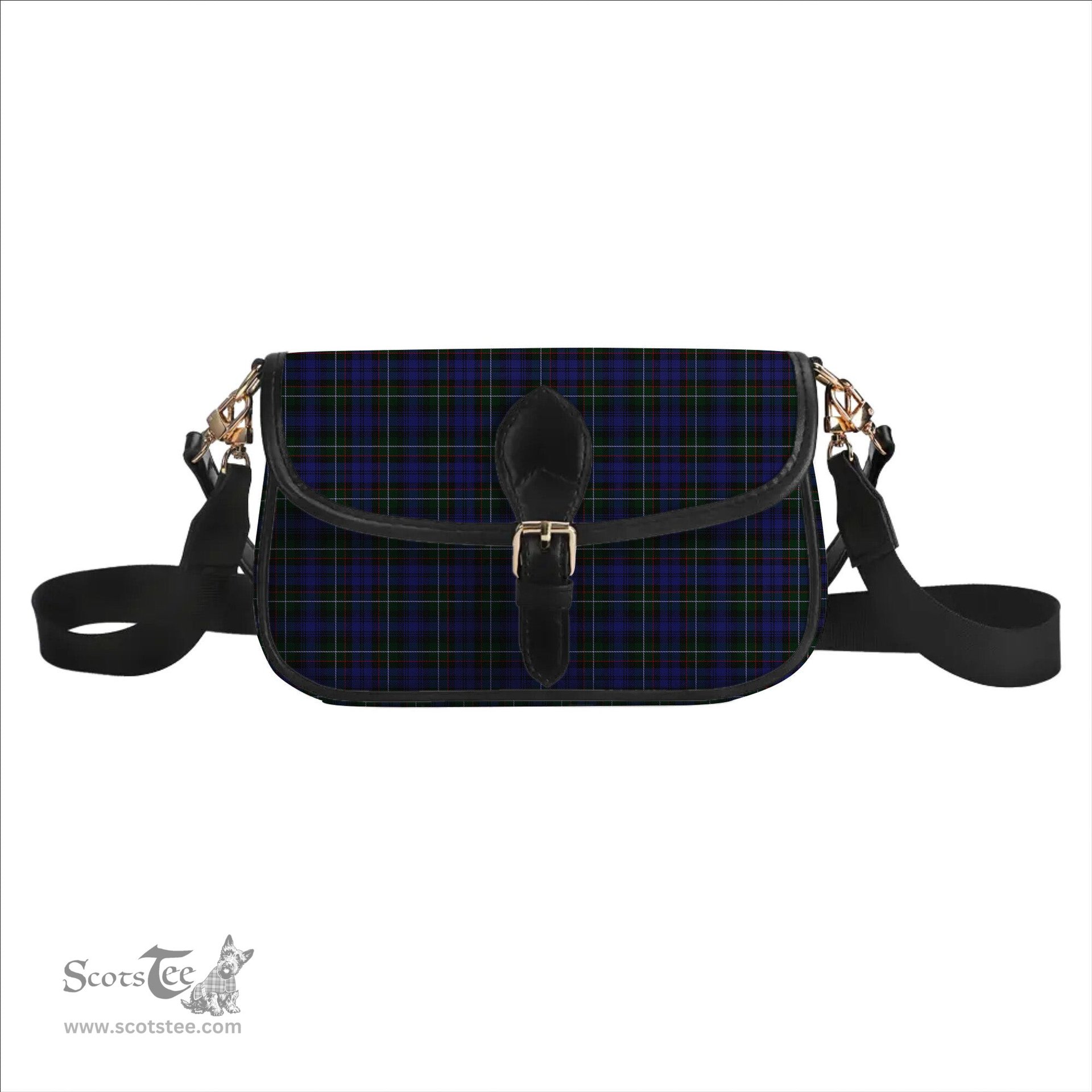 ScotsTee Shop Scottish Sempill Tartan Women's Chain Crossbody Bag Square Bag