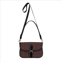 ScotsTee Shop Scottish Ogilvy or Drummond of Strathallen Tartan Women's Chain Crossbody Bag Square Bag