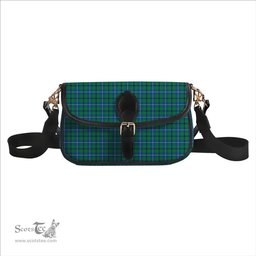 ScotsTee Shop Scottish Sandilands Ancient Tartan Women's Chain Crossbody Bag Square Bag