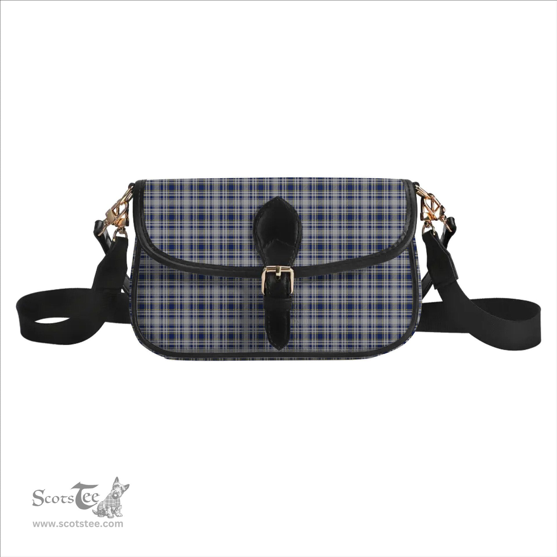 ScotsTee Shop Scottish Yorkshire, The Spirit of Tartan Women's Chain Crossbody Bag Square Bag