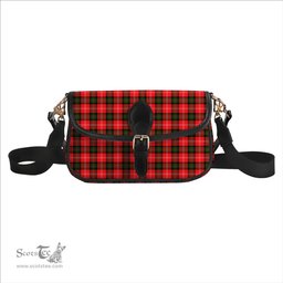 ScotsTee Shop Scottish Nesbitt Modern Tartan Women's Chain Crossbody Bag Square Bag