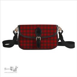 ScotsTee Shop Scottish Stewart of Rothesay 2 Tartan Women's Chain Crossbody Bag Square Bag