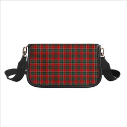 ScotsTee Shop Scottish Russell USA Modern Tartan Women's Chain Crossbody Bag Square Bag