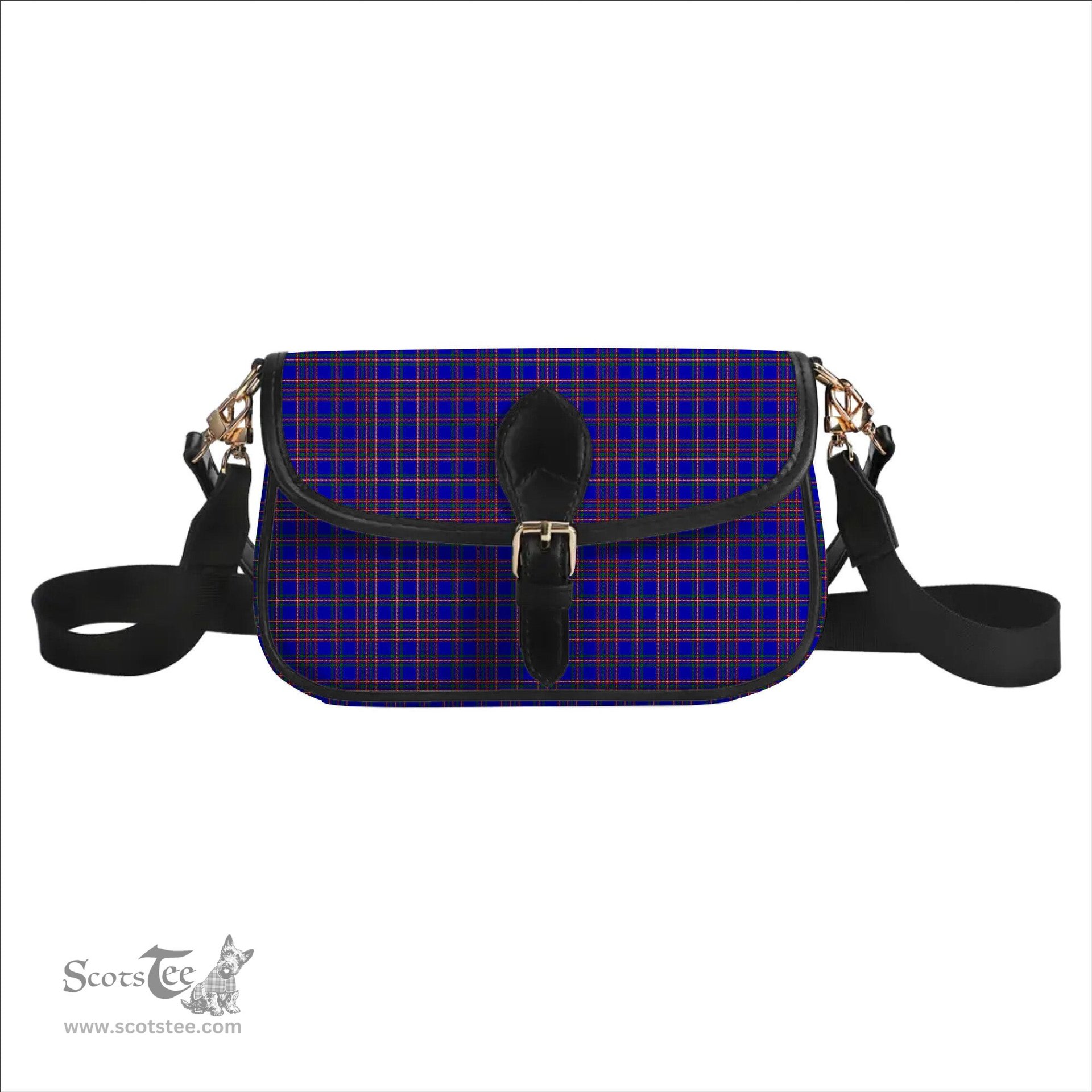 ScotsTee Shop Scottish Yamaue Tartan Women's Chain Crossbody Bag Square Bag