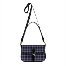 ScotsTee Shop Scottish Yokohama Takashimaya Blue Tartan Women's Chain Crossbody Bag Square Bag