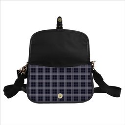 ScotsTee Shop Scottish Yokohama Takashimaya Blue Tartan Women's Chain Crossbody Bag Square Bag