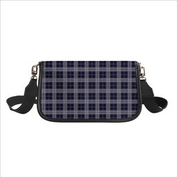 ScotsTee Shop Scottish Yokohama Takashimaya Blue Tartan Women's Chain Crossbody Bag Square Bag