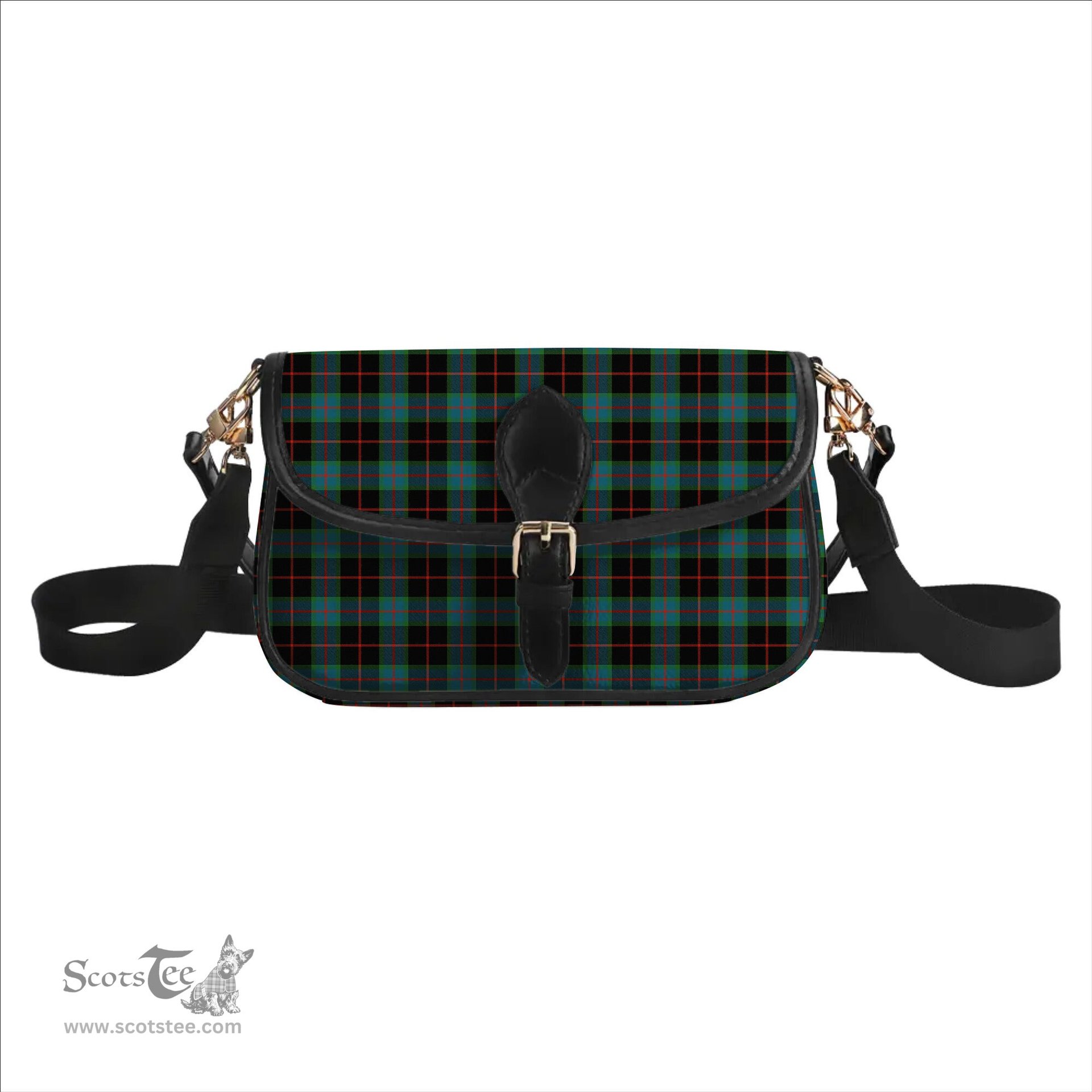 ScotsTee Shop Scottish Nairn Ancient Tartan Women's Chain Crossbody Bag Square Bag
