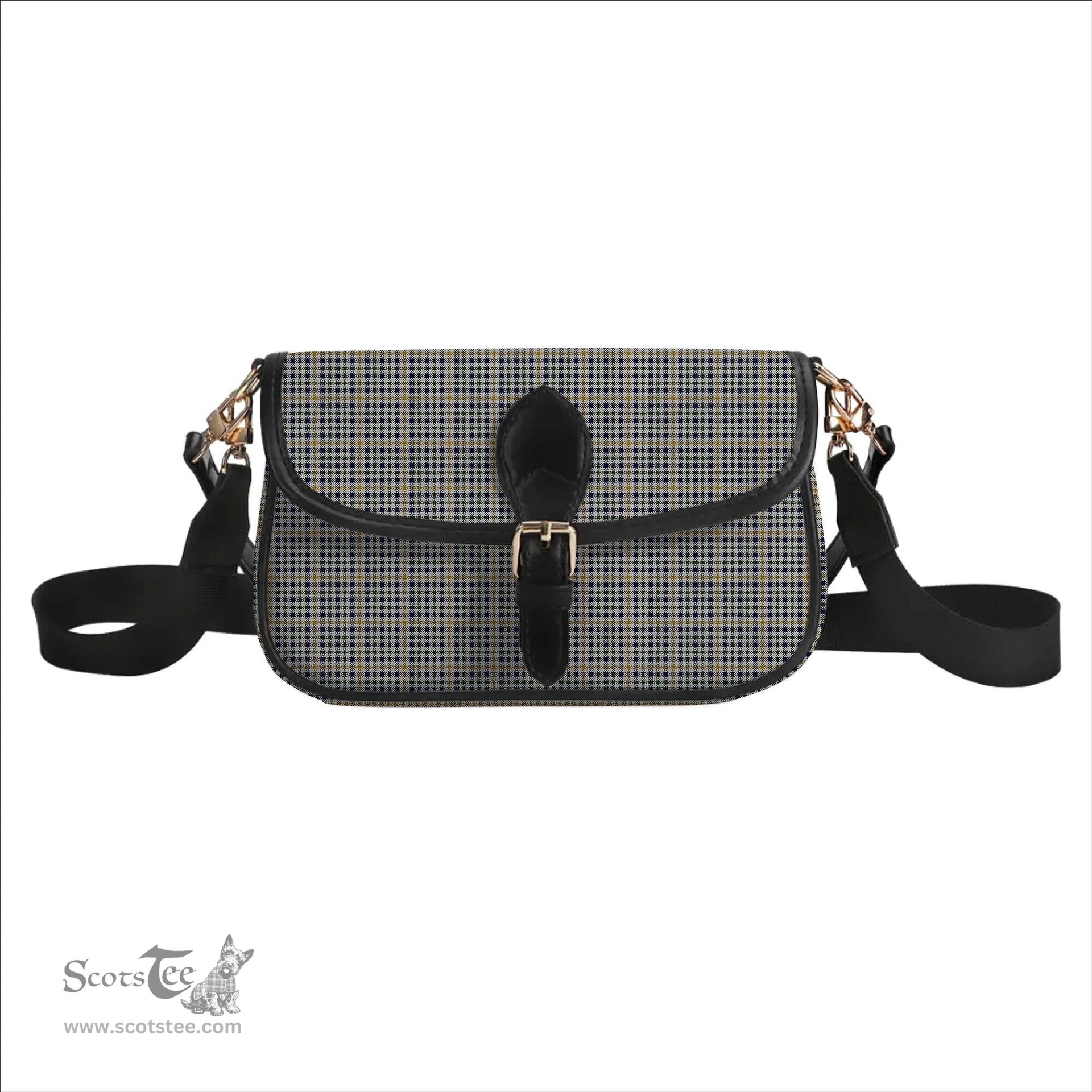 ScotsTee Shop Scottish Yamato International Tartan Women's Chain Crossbody Bag Square Bag