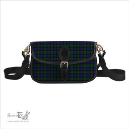 ScotsTee Shop Scottish Urquhart Logan Tartan Women's Chain Crossbody Bag Square Bag