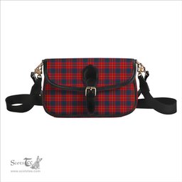 ScotsTee Shop Scottish Pitcairn Heritage Modern Tartan Women's Chain Crossbody Bag Square Bag