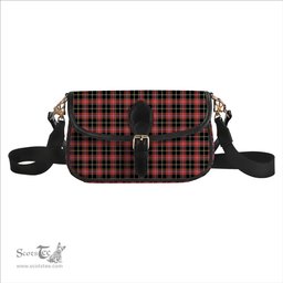 ScotsTee Shop Scottish Norwegian Night Tartan Women's Chain Crossbody Bag Square Bag