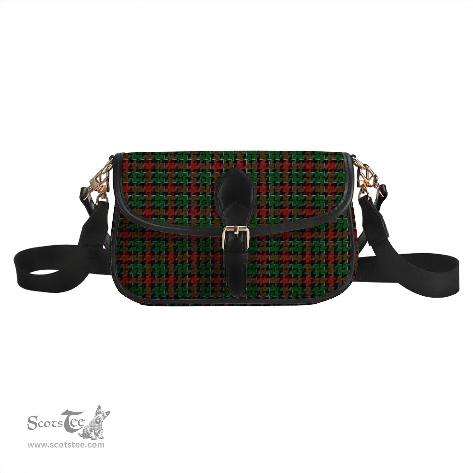 ScotsTee Shop Scottish Walker James Tartan Women's Chain Crossbody Bag Square Bag
