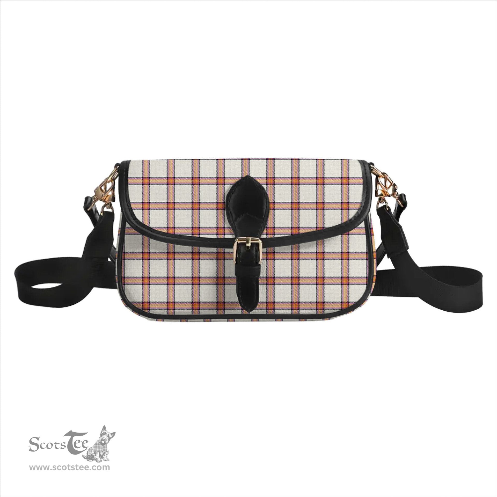ScotsTee Shop Scottish Young Christina Ancient Tartan Women's Chain Crossbody Bag Square Bag