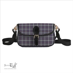 ScotsTee Shop Scottish Rutherford Simon Travis Alan Tartan Women's Chain Crossbody Bag Square Bag