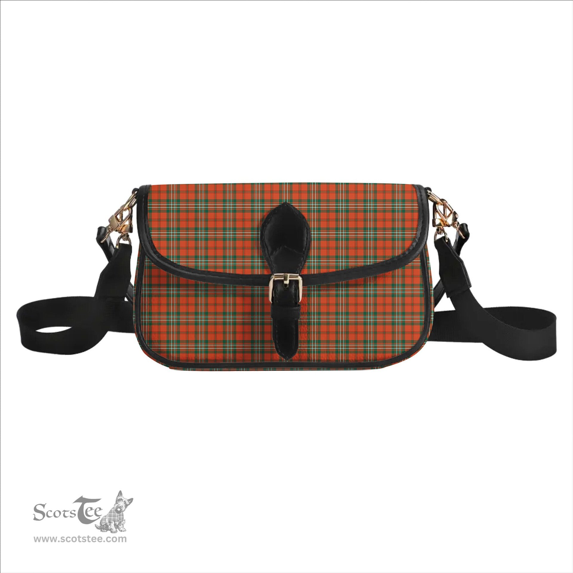 ScotsTee Shop Scottish Scott Ancient Tartan Women's Chain Crossbody Bag Square Bag