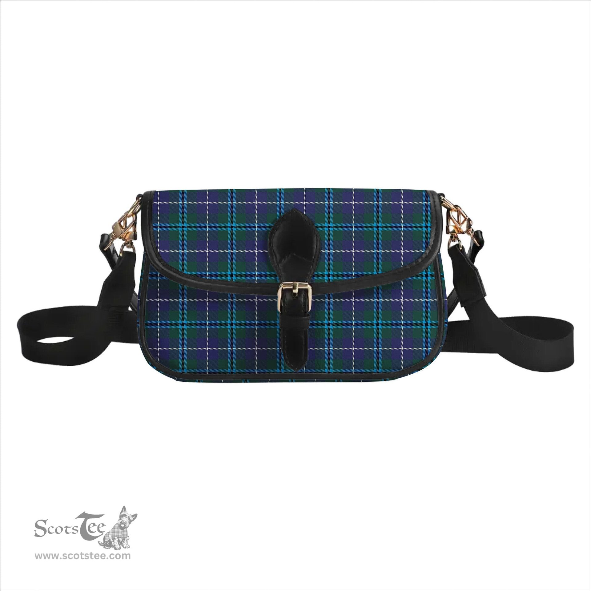 ScotsTee Shop Scottish Troup Tartan Women's Chain Crossbody Bag Square Bag