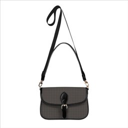 ScotsTee Shop Scottish Thomson Dress Grey Tartan Women's Chain Crossbody Bag Square Bag