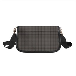 ScotsTee Shop Scottish Thomson Dress Grey Tartan Women's Chain Crossbody Bag Square Bag