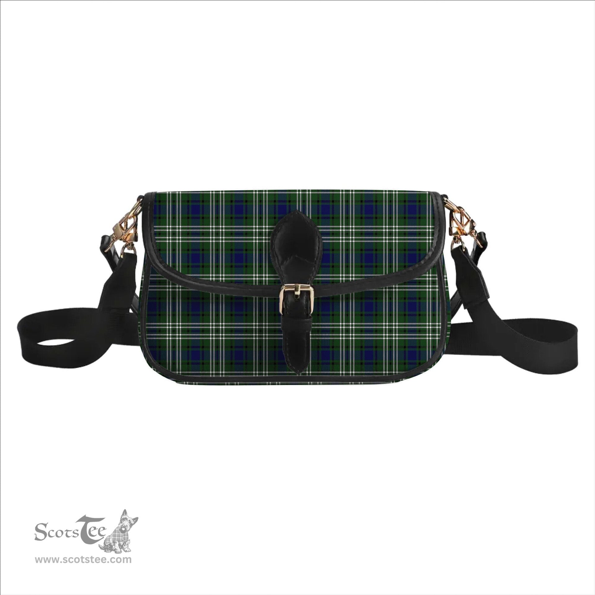 ScotsTee Shop Scottish Swinton Tartan Women's Chain Crossbody Bag Square Bag