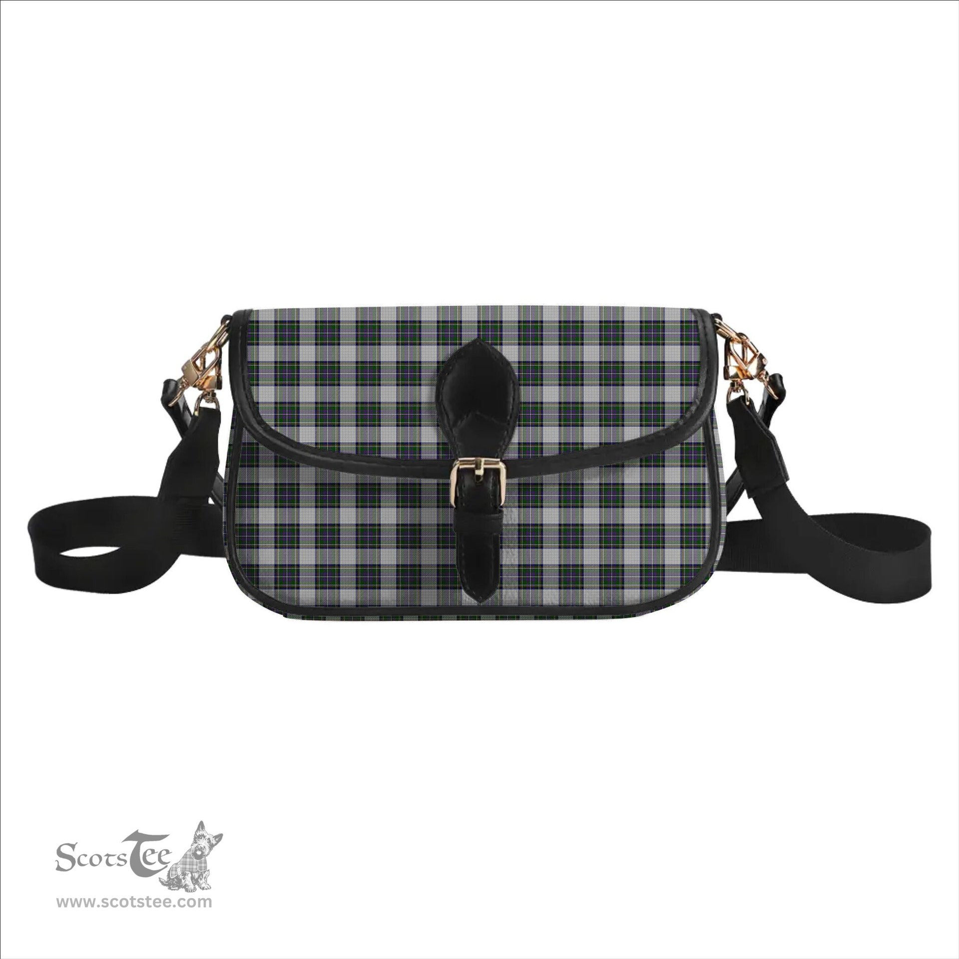 ScotsTee Shop Scottish Pritchard Tartan Women's Chain Crossbody Bag Square Bag