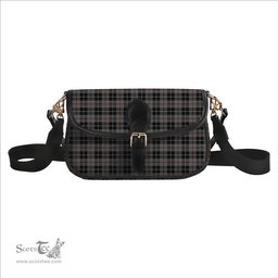 ScotsTee Shop Scottish Thompson Grey Tartan Women's Chain Crossbody Bag Square Bag