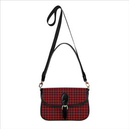 ScotsTee Shop Scottish Robertson White line New Modern Tartan Women's Chain Crossbody Bag Square Bag