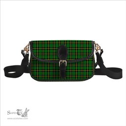 ScotsTee Shop Scottish Wallace Hunting - Green Tartan Women's Chain Crossbody Bag Square Bag