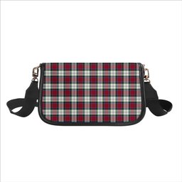 ScotsTee Shop Scottish Rose Dress Modern Tartan Women's Chain Crossbody Bag Square Bag