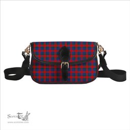 ScotsTee Shop Scottish Skene of Cromar Modern Tartan Women's Chain Crossbody Bag Square Bag