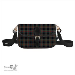 ScotsTee Shop Scottish Stewart Black Ancient Tartan Women's Chain Crossbody Bag Square Bag