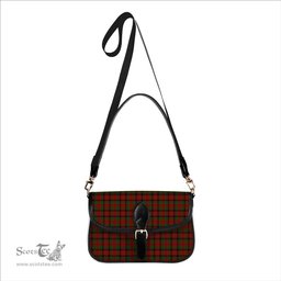 ScotsTee Shop Scottish Nicolson Inverness Tweed Mill Co Ltd Tartan Women's Chain Crossbody Bag Square Bag