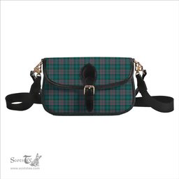 ScotsTee Shop Scottish Ralston USA Modern Tartan Women's Chain Crossbody Bag Square Bag