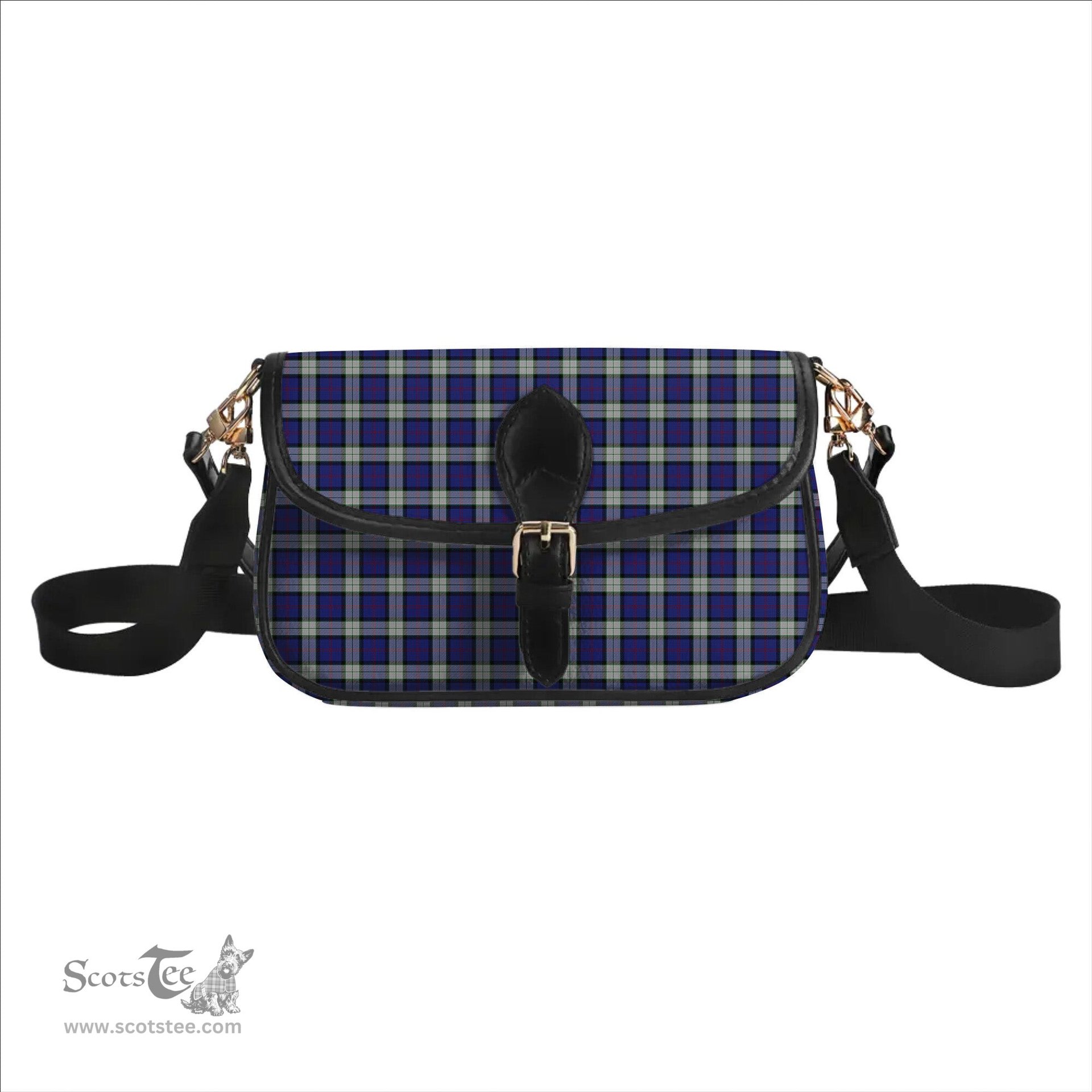ScotsTee Shop Scottish Sinclair Dress Dance Tartan Women's Chain Crossbody Bag Square Bag