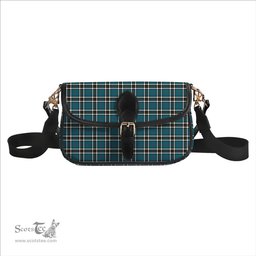 ScotsTee Shop Scottish Thompson Dress Blue Ancient Tartan Women's Chain Crossbody Bag Square Bag