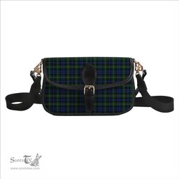 ScotsTee Shop Scottish Stephenson Hunting Tartan Women's Chain Crossbody Bag Square Bag